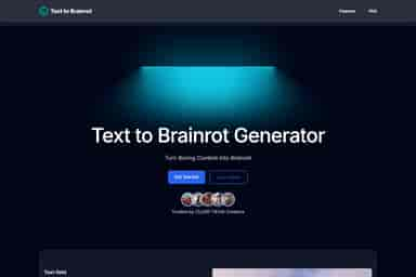 Text to Brainrot in okeiai.com