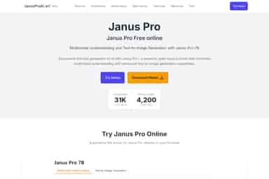 Janus Pro AI in okeiai.com