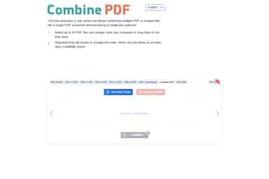 Combine PDF in okeiai.com