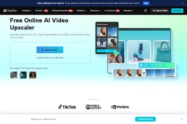 AI Video Upscaler in okeiai.com