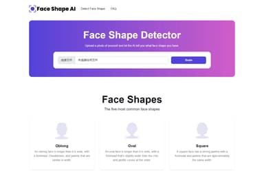 Detect Face Shape AI in okeiai.com