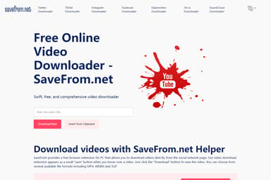 SaveFromNet in okeiai.com