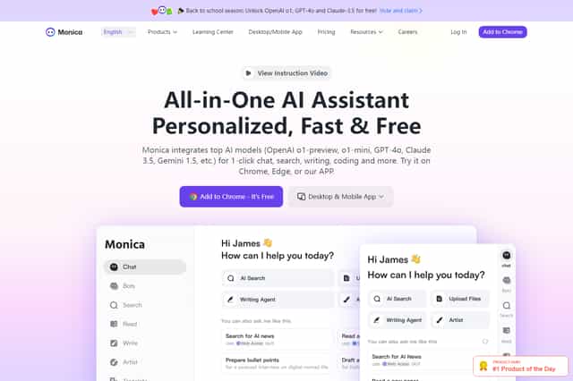 Monica AI Your All in One AI Assistant OkeiAI