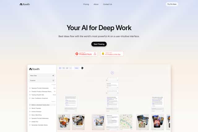 Flowith AI Canvas Tool For Efficient Work OkeiAI