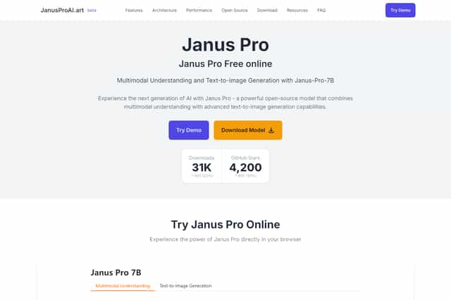 janus-pro-ai in okeiai.com