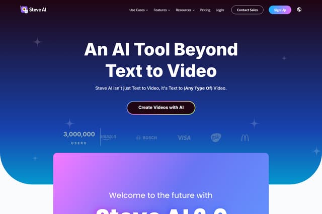 steve-ai-video-generator in okeiai.com